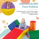 image 8 of COSTWAY 5 Pieces Kids Climb and Crawl Foam Play Set Children's Educational Software
