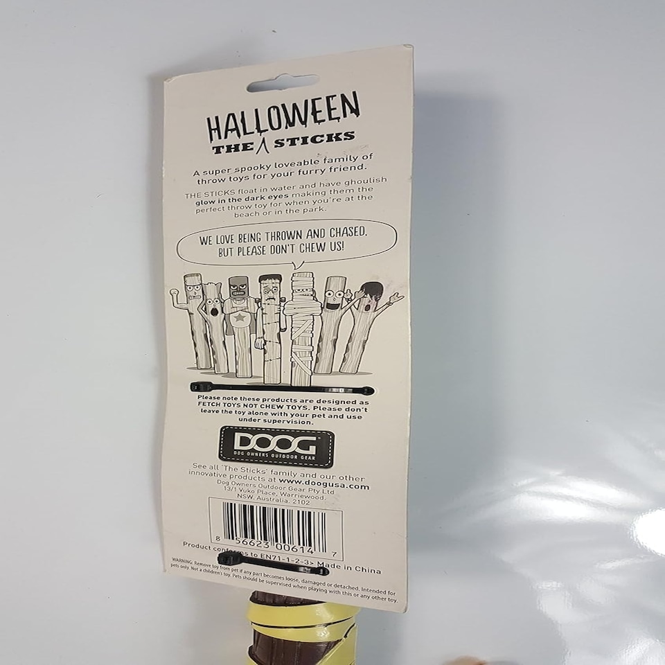 image 1 of Doog The Spoock Sticks Dog stick Mummy Fetch Toy for Dogs