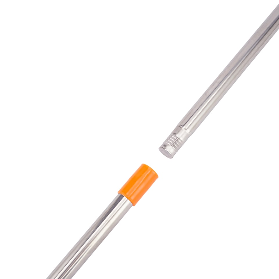 image 1 of Living and Home 2 in 1 Window Squeegee Cleaner Kit with 10 Extension Poles | Orange