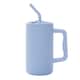 image 1 of XD Collection Cube Recycled Stainless Steel 800ml Travel Mug - Light Blue - One Size Blue