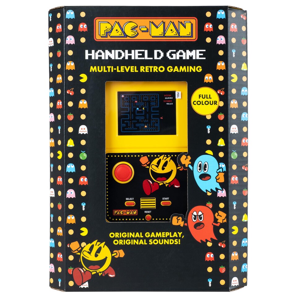 image 1 of PAC-MAN Colour Handheld Game with 2.5" Screen & Original Sounds