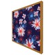 image 4 of Red, white & blue flower print (Picture Frame) Black | S