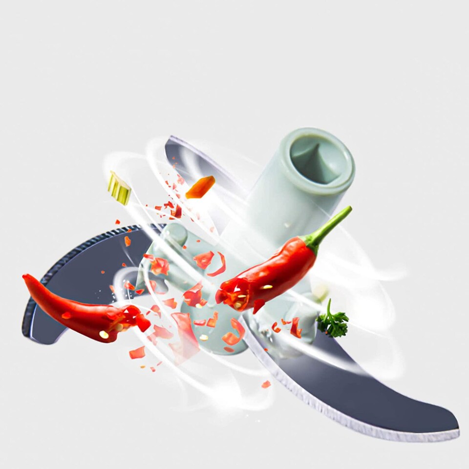 image 1 of SmartStore Vision StainlessSteel Onion Chopper For Effortless Chopping, 1or 2 pack