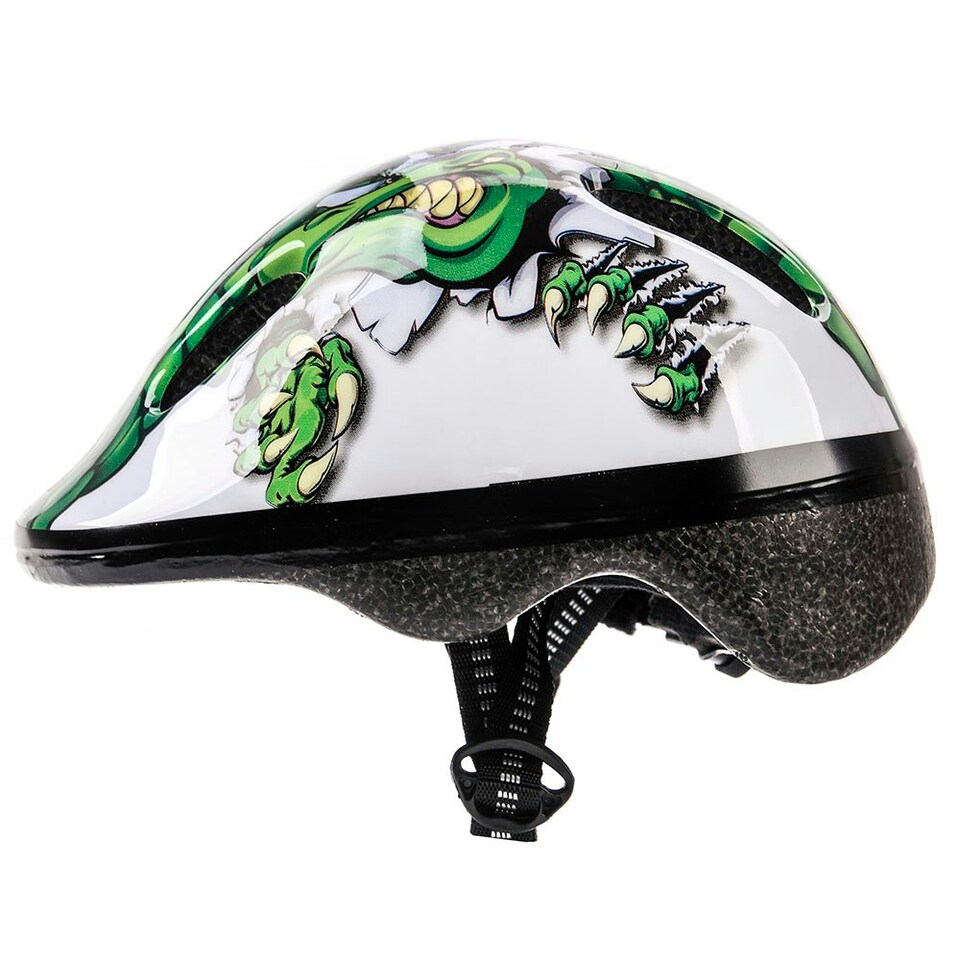image 1 of Helmet for Kids Toddlers – Lightweight Adjustable Bike Helmet for Boys & Girls – Safety Crash Protection for Cycling, Scooter, Skateboard – MV62 Green | Crocodile | XS