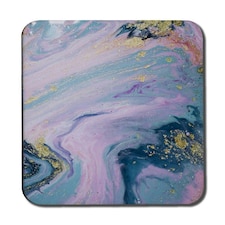 Blue & Pink Marble (Coaster)