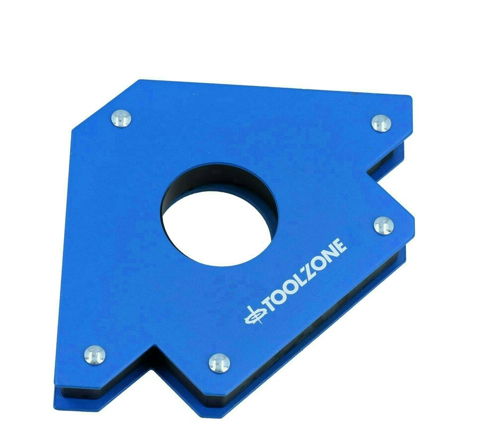 image 1 of 75lb Large Welding Welder Magnet Magnetic Holder Support 45 90 135 Angle 4pc