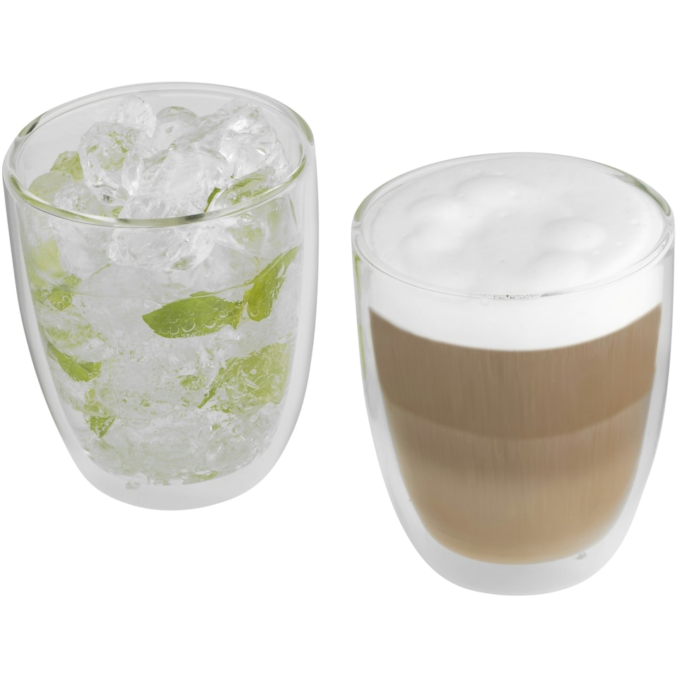 Seasons Boda 2-Piece Glass Set - Transparent Clear - 18 x 9 x 10.5 cm