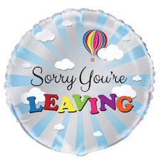 Unique Party You´re Leaving Goodbye Round Foil Balloon - Multicoloured - One Size
