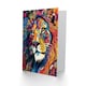 image 2 of Jungle Psychedelic Folk Lion Him Birthday Card