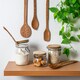 image 4 of Argon Tableware Wooden Clip Lid Storage Jars - 500ml - Black Seal - Pack of 6