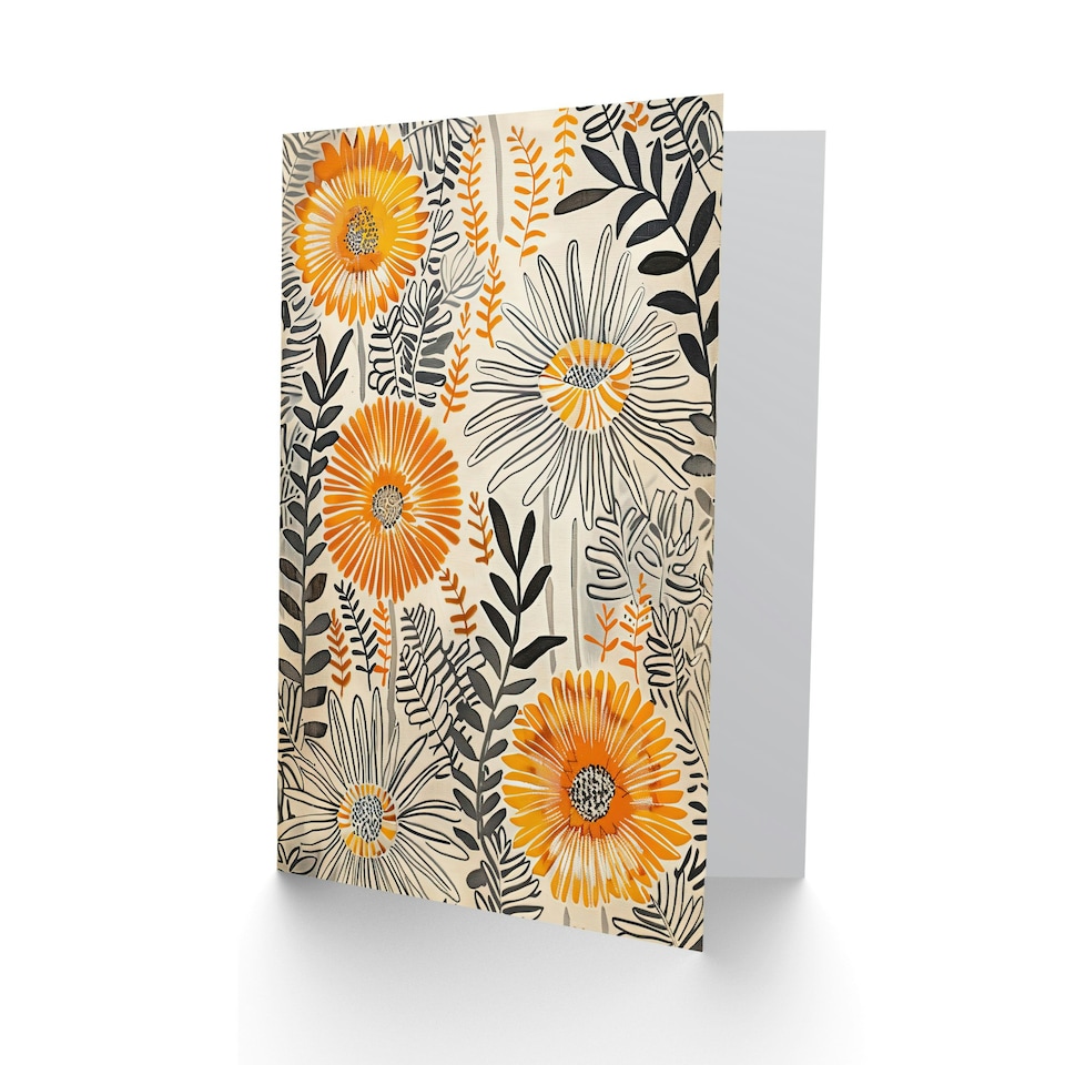 image 1 of Wildflowers Quirky Nature Him Her Birthday Card