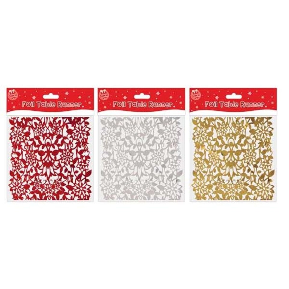 image 1 of Foil Table Runner 2m