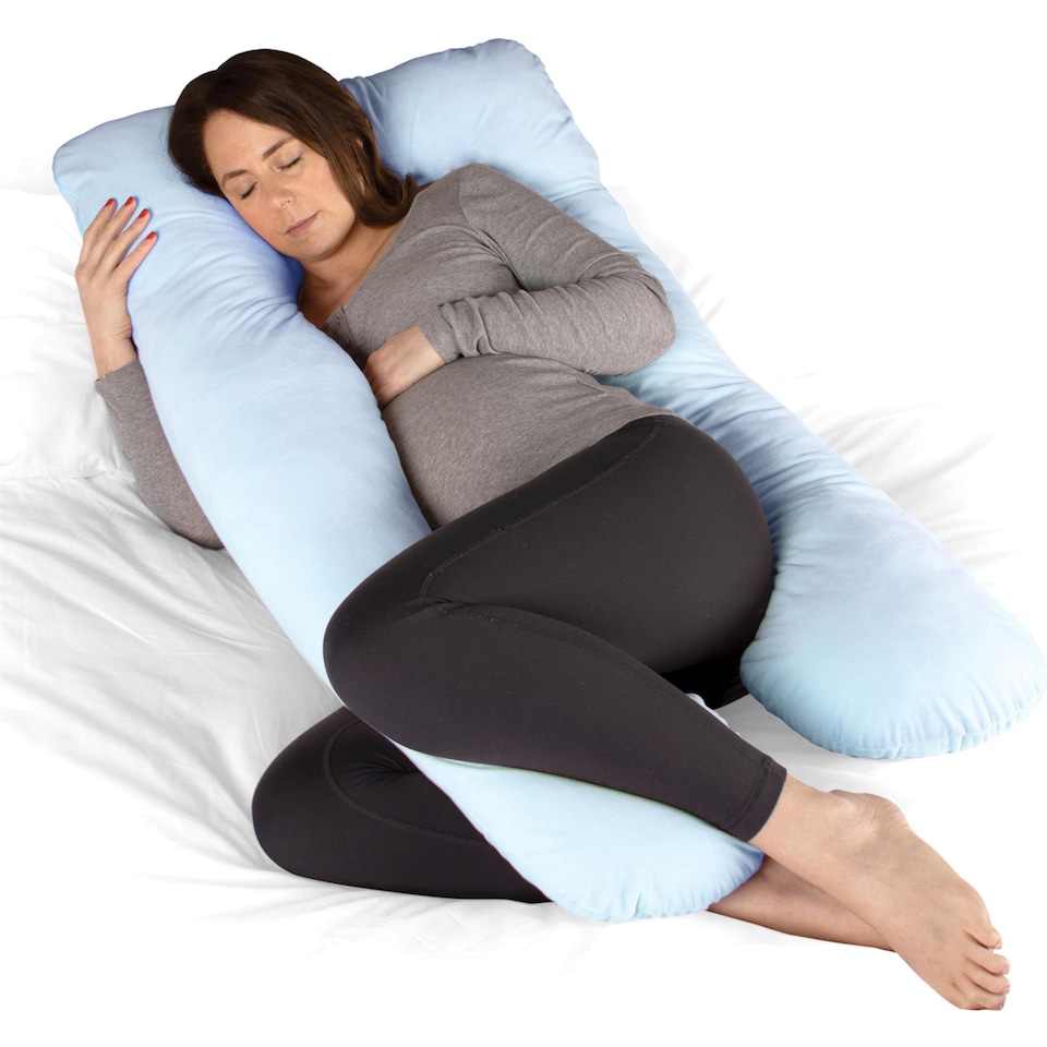 image 1 of Dreamcatcher U-Shaped Pregnancy Pillow Maternity Nursing Support Cushion Blue | Blue | Blue | U Shape - Blue | 1