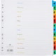 image 1 of Concord Index Jan-Dec A4 White with Multicoloured Tabs