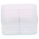 image 9 of Clear Plastic Makeup Organiser 6 Compartment Cosmetic Storage Holder | Clear | Clear | 1