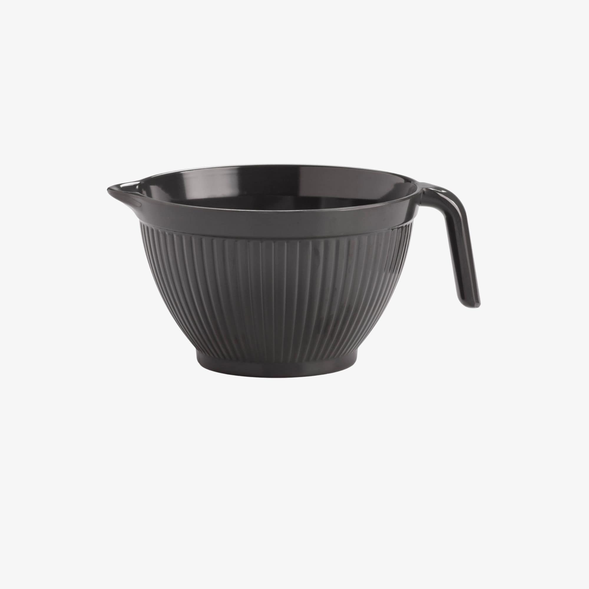 Zeal Mini Melamine Mixing Bowl Jug, Ideal for Eggs and Sauces, Dark Grey