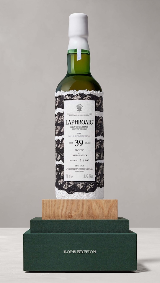 image 1 of Laphroaig - The Wall Collection - Rope Single Malt Scotch 39 year old Whisky | Multi | Laphroaig - The Wall Collection: Rope Single Malt Scotch - 39 year old Whisky 70cl 42.4% ABV | 1