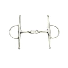 Lorina French Link Full Cheek Snaffle - Silver - 5.5in