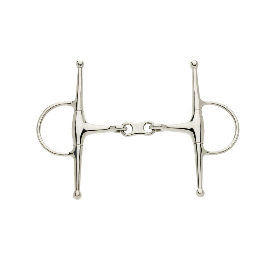 Lorina French Link Full Cheek Snaffle - Silver - 5.5in