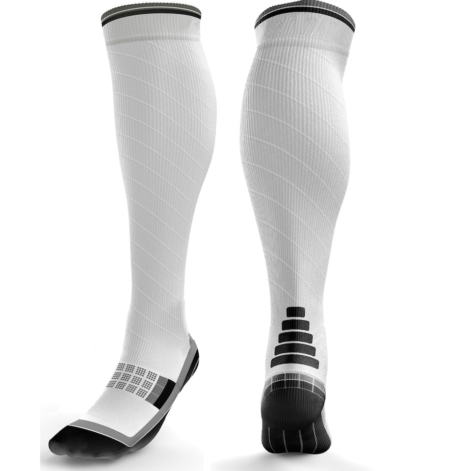image 1 of aZengear Compression Socks for Women & Men (20-30 mmHg), Knee-High Flight Socks