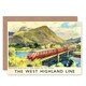 image 1 of Rail Scotland West Highland Line British Scottish Scotland Card