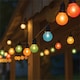 image 3 of Festoon Black Rubber IP65 5m/10x2w Coloured lamps