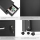 image 5 of Filing Cabinet - 2 rolling,  lockable drawers, fits A4 documents | Black | black | 46 x 40 x 54,50 cm | 1