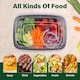 image 5 of ECONX 16oz Meal Prep Container Plastic Food Storage Containers with Lids Microwave Safe Reusable 20pc