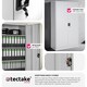 image 5 of Filing Cabinet Blain - 5 height-adjustable shelves, lockable doors Grey