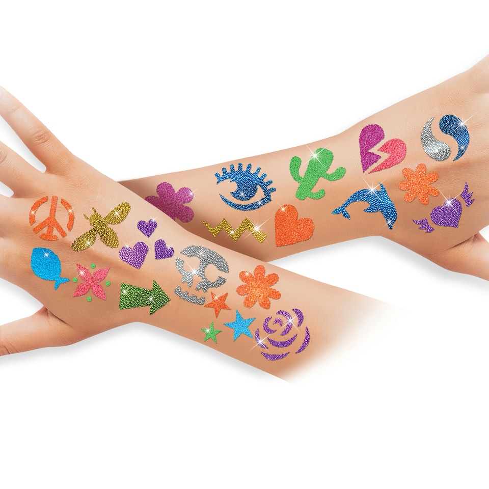 image 1 of Small World Toys Shimmering Mini-Pearl Tattoos