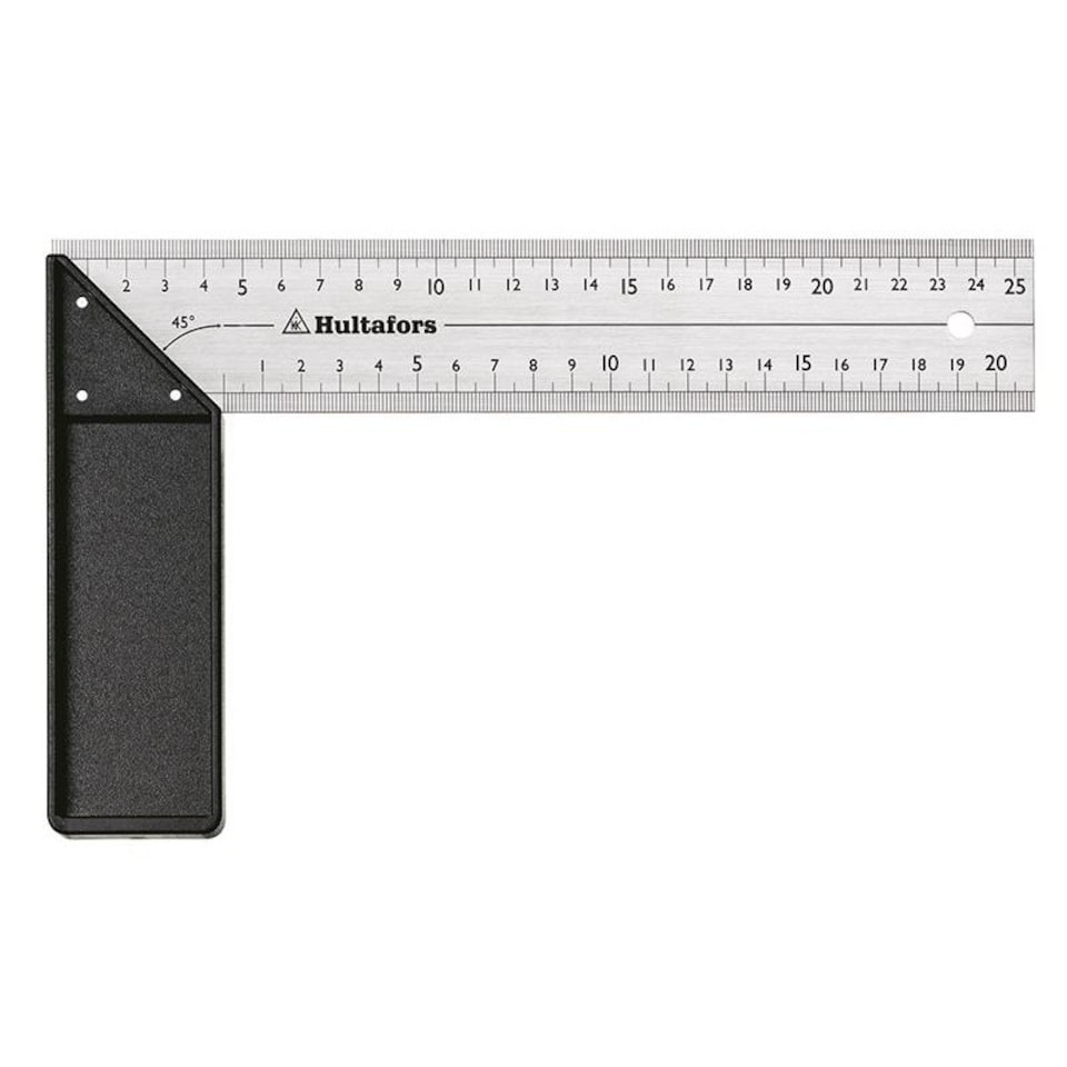 Hultafors Semi Professional Try Square 200mm (8in) - Multi Colour - 200mm