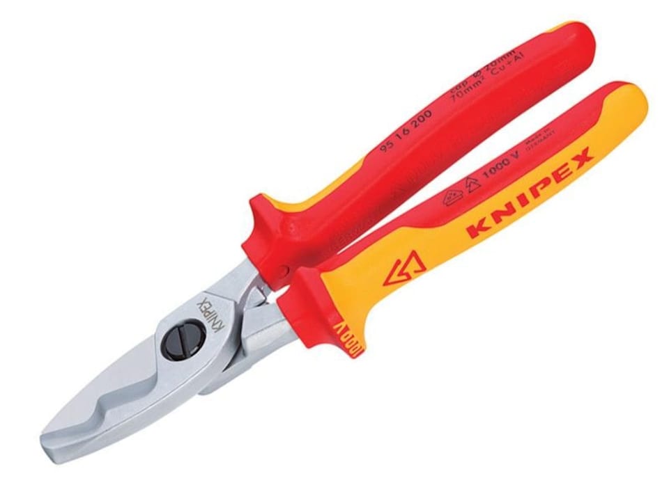 KNIPEX Vde Cable Shears With Twin Cutting Edge 200Mm
