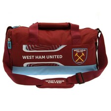 West Ham United FC Flash Duffle Bag - Claret Red/Sky Blue - One Size
