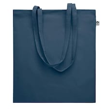 MidOcean Onel Plain Organic Cotton Shopper Bag - Blue - One Size | Blue