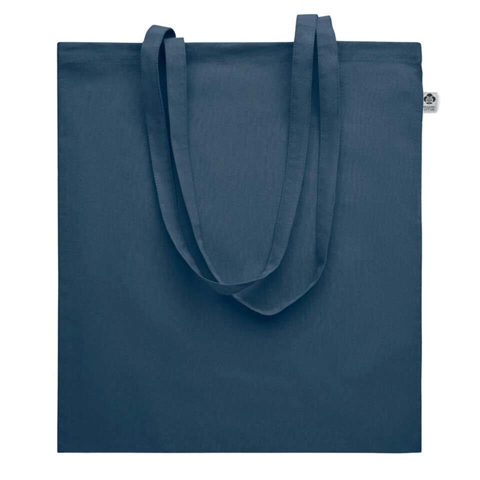 image 1 of MidOcean Onel Plain Organic Cotton Shopper Bag - Blue - One Size | Blue