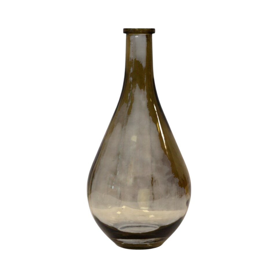 image 1 of Olive Green Tall Bud Vase