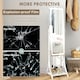 image 8 of HOMCOM LED Lighted Full Length Mirror, Floor Standing Mirror with Storage Shelf