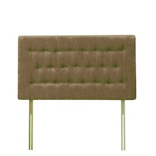 Lona Mink Chenille Headboard Single N/A