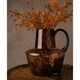 image 3 of Hestia Glass Jug Style Vase With Handle - Mocha