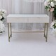 image 3 of 2 Drawer Bedside Table - Wood - L40 x W120 x H76 cm - White White