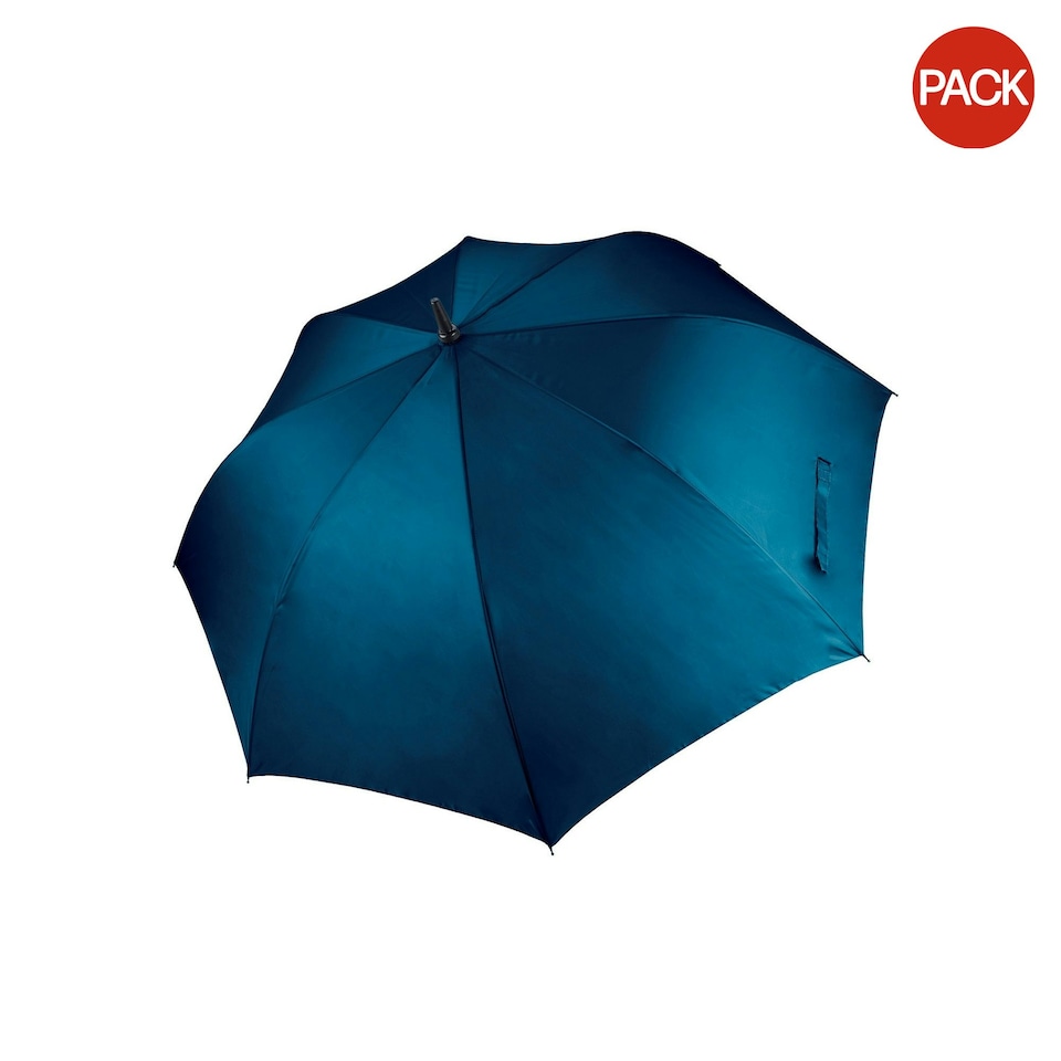 image 1 of Kimood Unisex Large Plain Golf Umbrella (Pack Of 2) - Navy - One Size