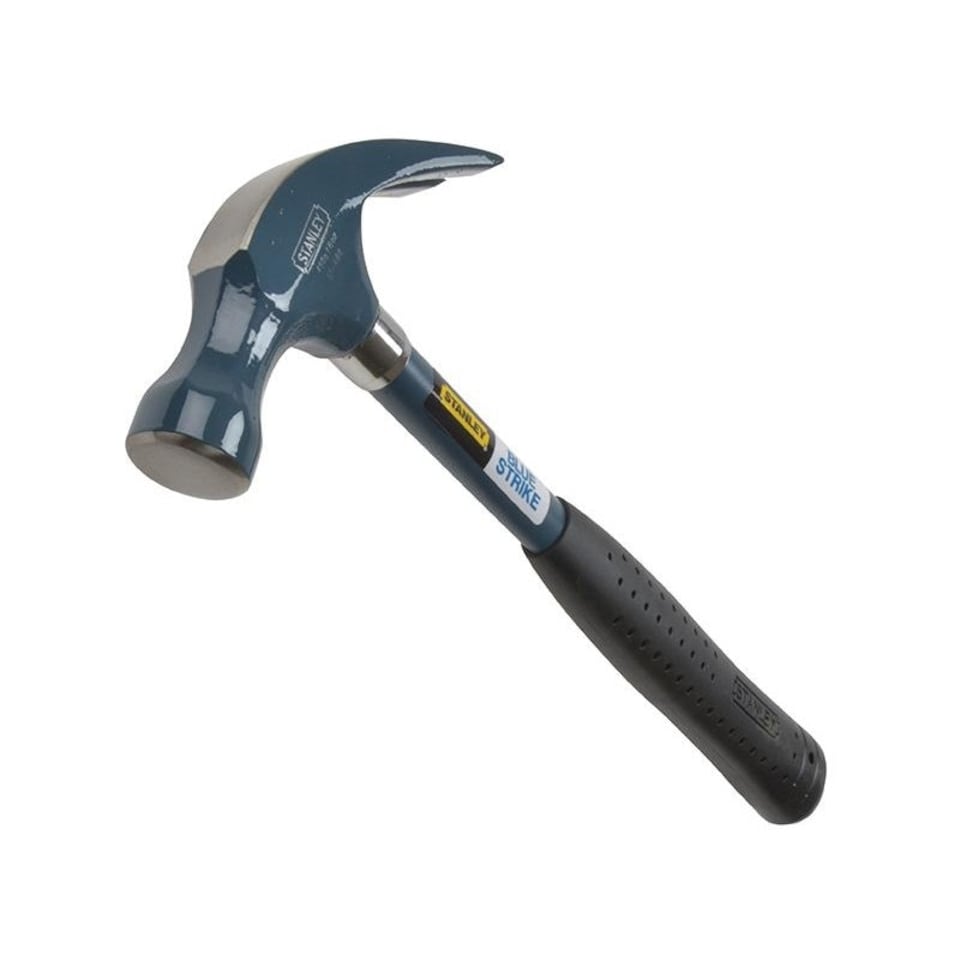 Stanley Hand Tools Blue Strike Claw Hammer - Multi Colour - 16oz