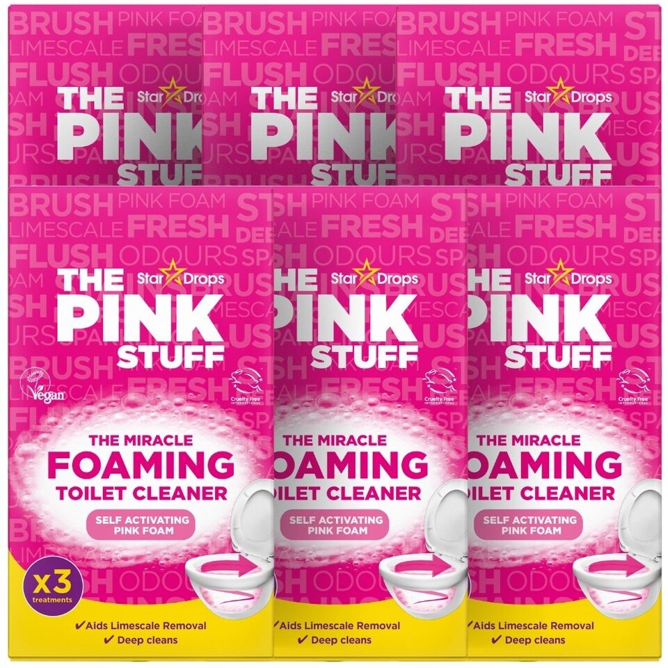 The Pink Stuff Miracle Foaming Toilet Cleaner (Multipacks)