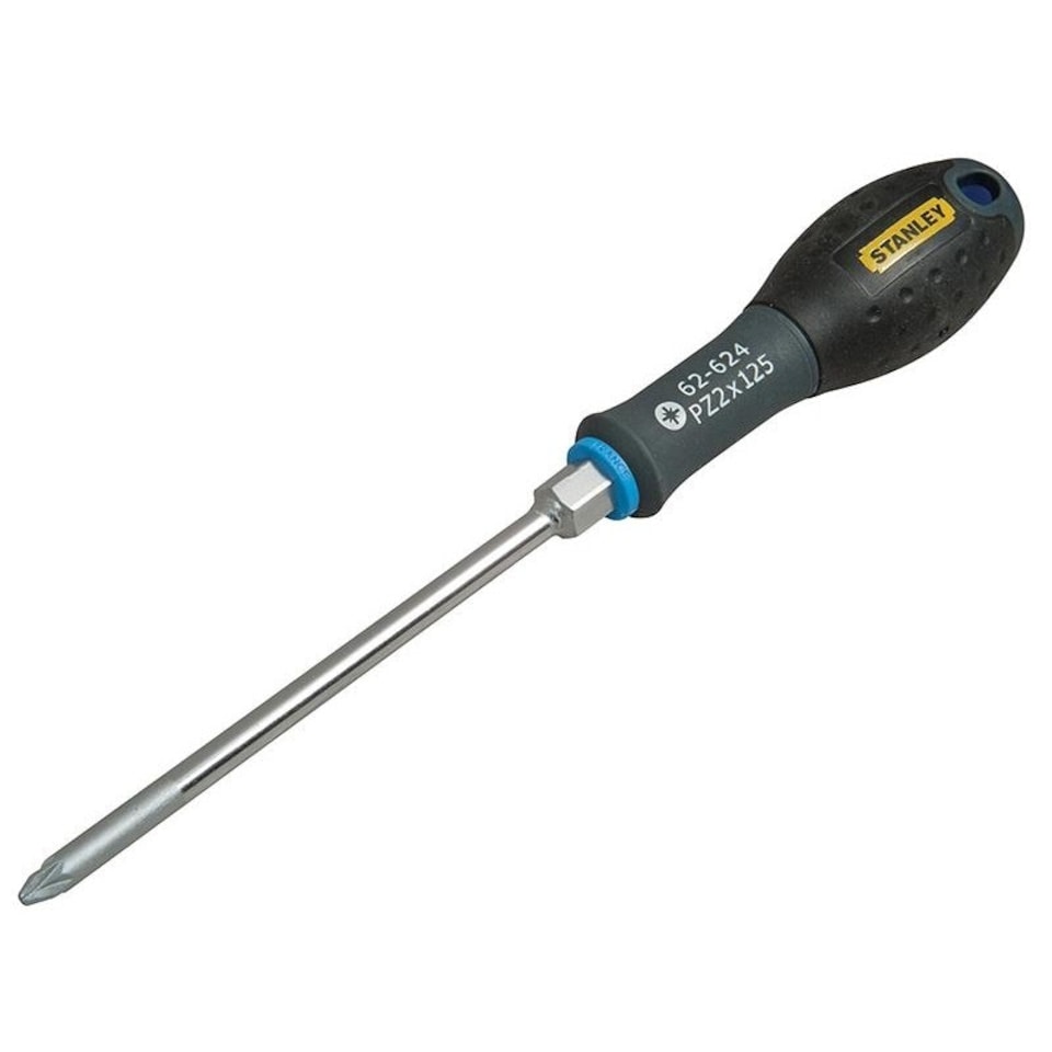 Stanley Hand Tools Fatmax Bolster Screwdriver, Pozidriv - Multi Colour - PZ2