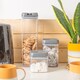 image 5 of Argon Tableware 3pc Food Storage Containers Set - Grey Airtight Plastic Storage Pantry Food Organiser with Flip Lock Lid 3 Sizes