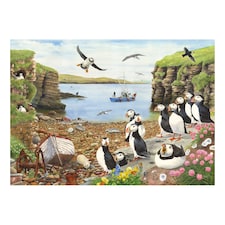 Puffin Parade BIG 500 Piece Jigsaw Puzzle
