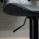 image 6 of Set Of 2 Grey Adjustable Swivel & Adjustable Height Grey