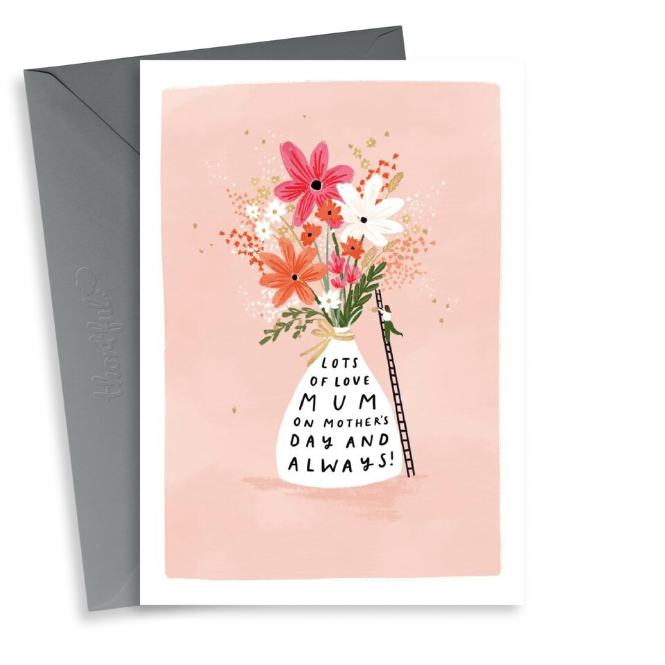image 1 of Pretty Bouquet Mother's Day Card For Mum