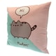image 1 of Pusheen Hi Cushion - Pink/Blue/Grey - 40cm x 40cm