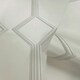 image 2 of Belgravia Alessia Panel Vinyl Wallpaper - Off White - 32.8ft x 21in White